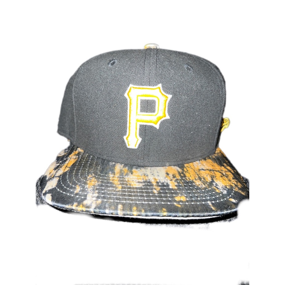 Black/Yellow Pirates Snapback Hat